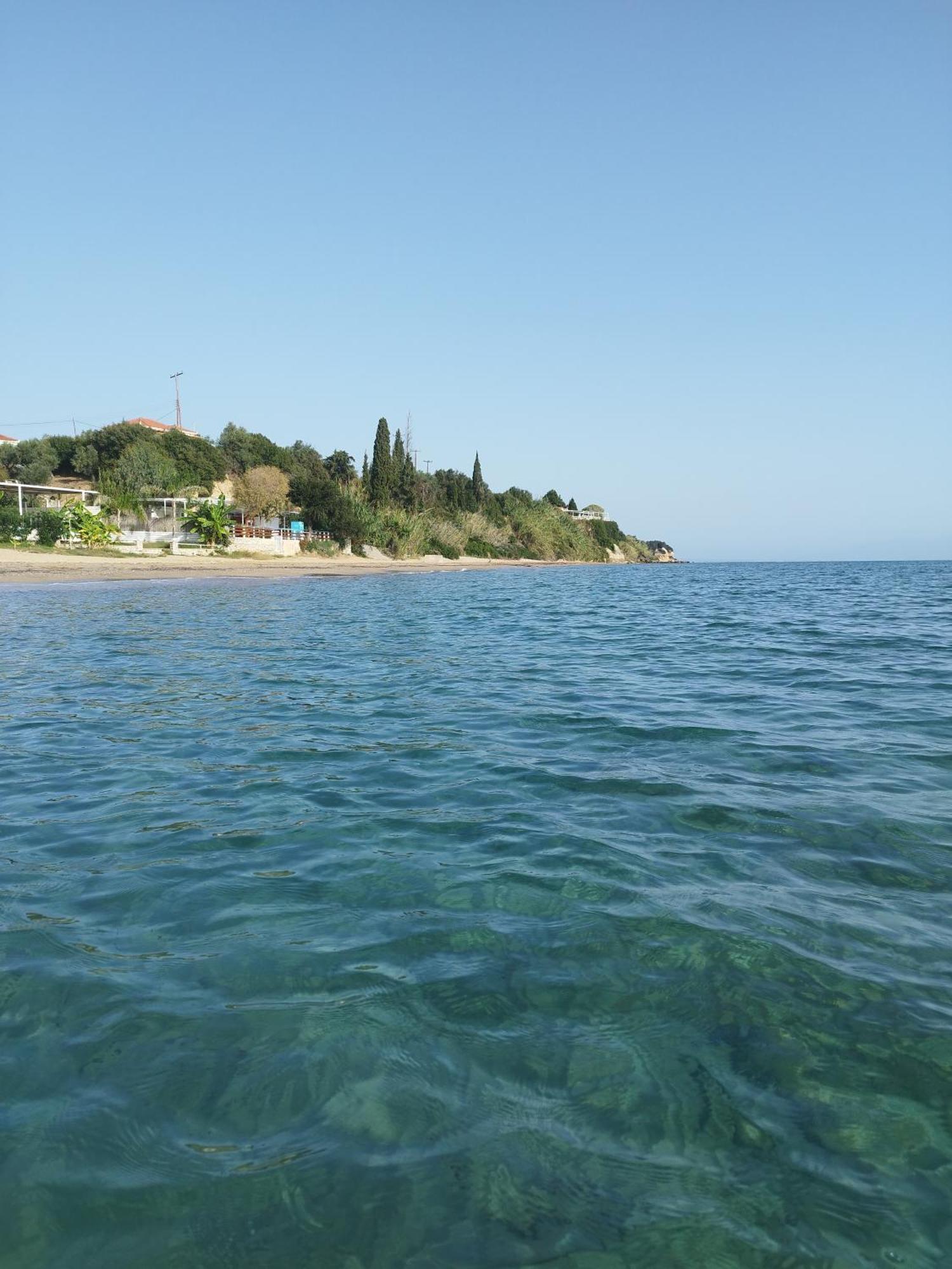 Takis Haikos House Two Minutes Walk To The Beach Peroulia Vounária Exteriér fotografie