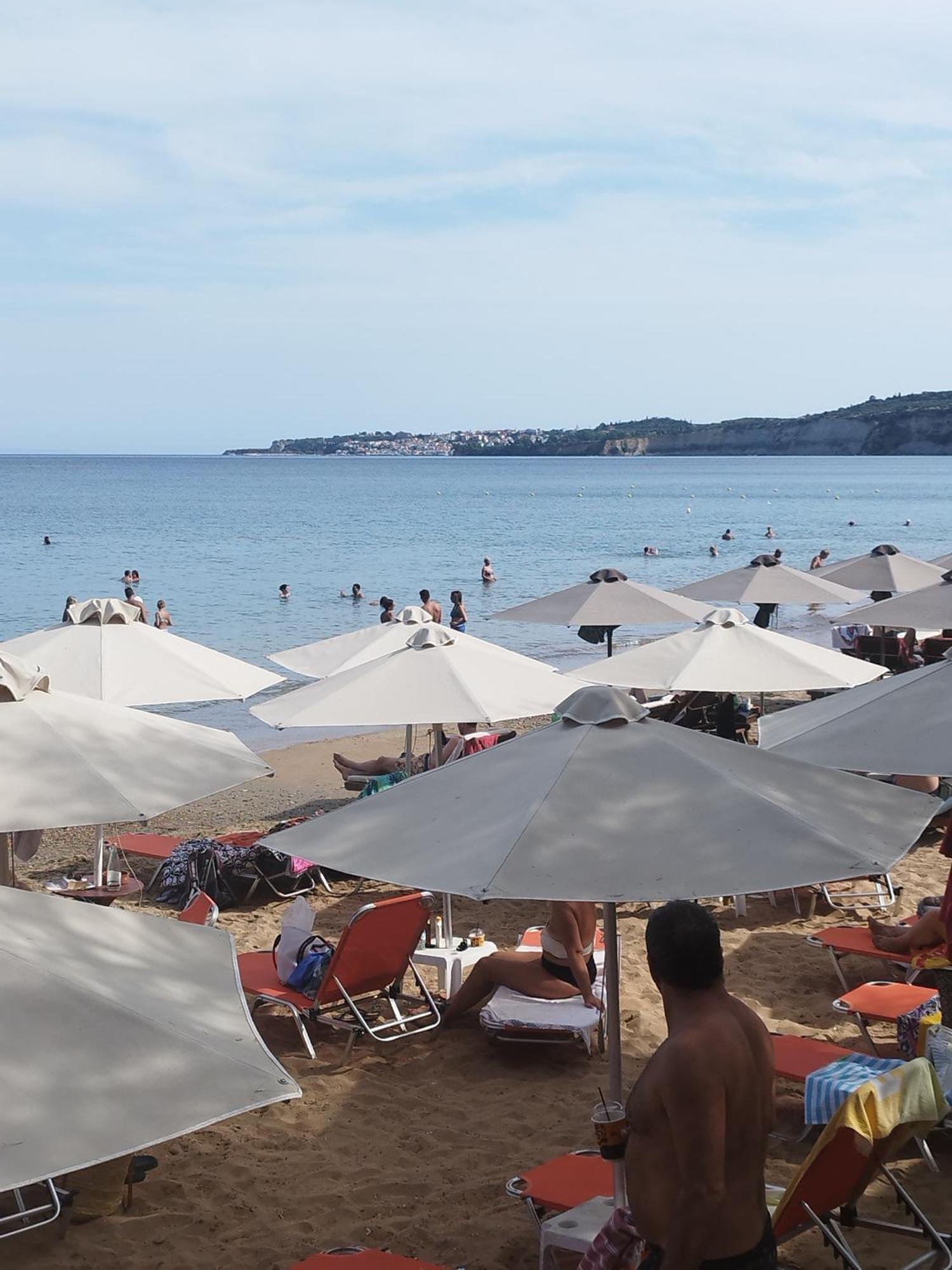 Takis Haikos House Two Minutes Walk To The Beach Peroulia Vounária Exteriér fotografie